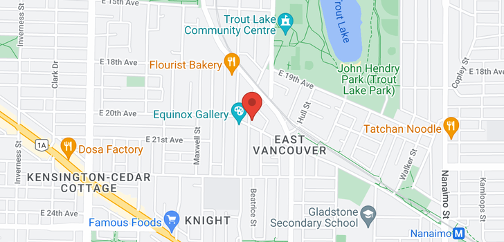 map of 101 1855 STAINSBURY AVENUE